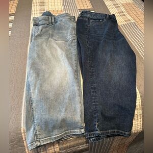 Plus Size m jeans by Maurices Classic Mid Rise Capri’s (2 pair!)